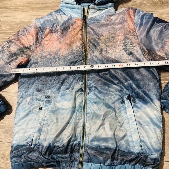 Guess Men Puffer Water Resistant Down proof Windproof Blue Jacket Size M - Picture 15 of 17